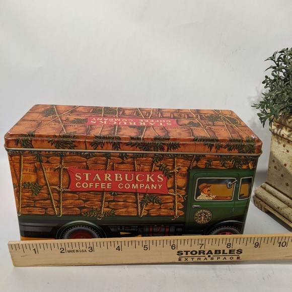 Vintage Style Starbucks Coffee Tin - Picture 2 of 3